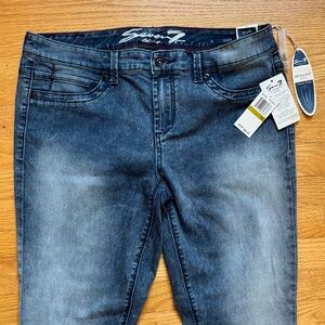 Seven7 Women's Dark Wash Skinny Jeans